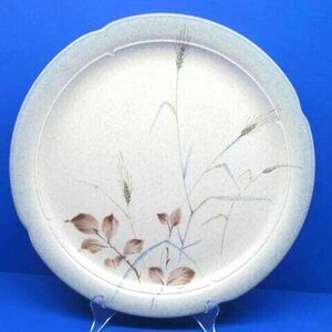 Mikasa Stonekraft DK 501 Vintage Autumn Wheat 12.5" Platter Chop Plate